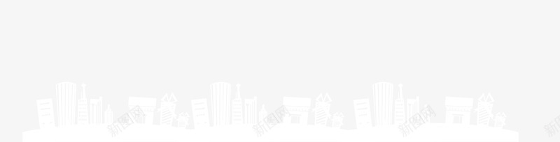 城市简笔画png免抠素材_新图网 https://ixintu.com 城市 城市图案 建筑 房子