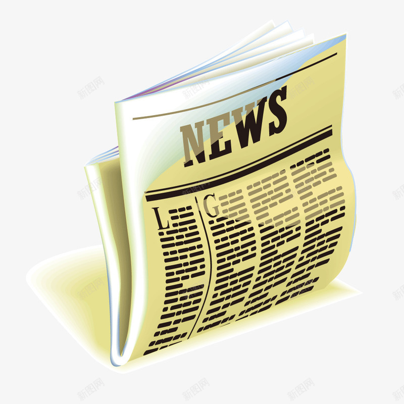 黄色复古报纸欧美英文png免抠素材_新图网 https://ixintu.com 复古 复古报纸 报纸 欧美 英文 黄色