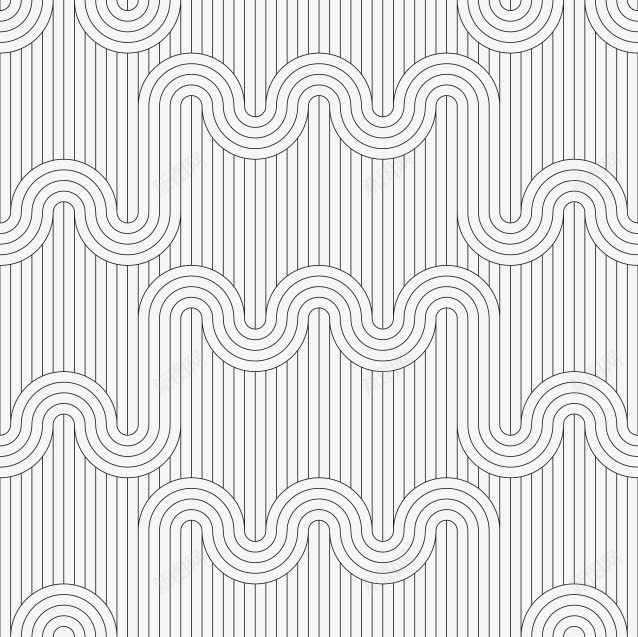 黑色简约波浪线条边框纹理png免抠素材_新图网 https://ixintu.com 免抠PNG 波浪 简约 线条 边框纹理 黑色