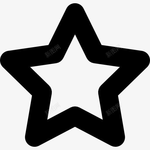 小星星图标png_新图网 https://ixintu.com 主演的形状 小 星星 星星的形状 最喜欢的 轮廓