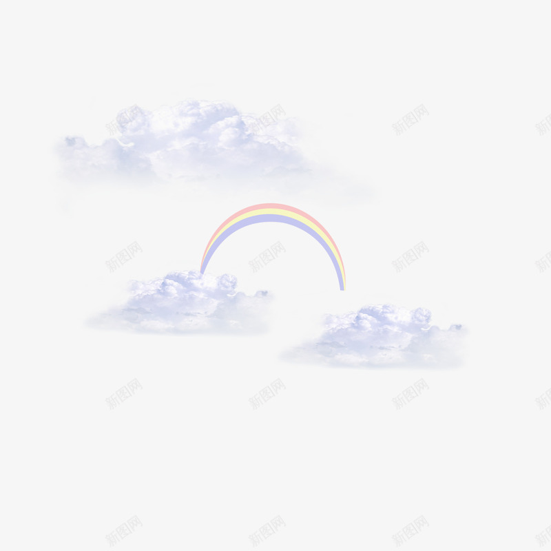 云彩psd免抠素材_新图网 https://ixintu.com 云 云彩 彩虹
