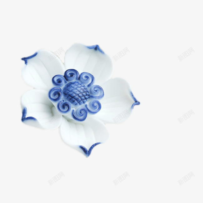 青花瓷荷花png免抠素材_新图网 https://ixintu.com 素材 荷花 青花瓷
