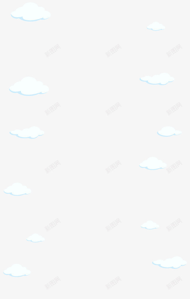 纯白底色的白色云彩png免抠素材_新图网 https://ixintu.com 云彩 底色 白色 纯白