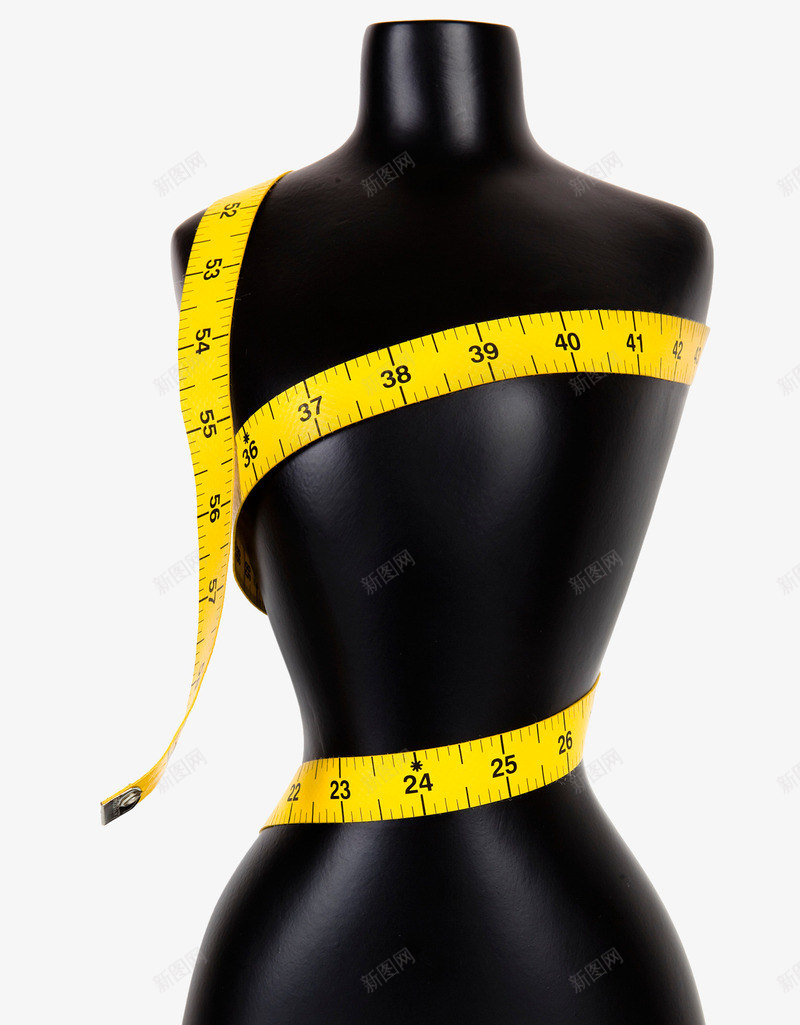 服装模型png免抠素材_新图网 https://ixintu.com 服装设计 模型 衣服尺寸 黄色卷尺