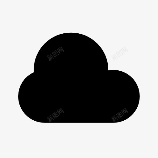 多云标志图标png_新图网 https://ixintu.com cloud 云 云彩 多云