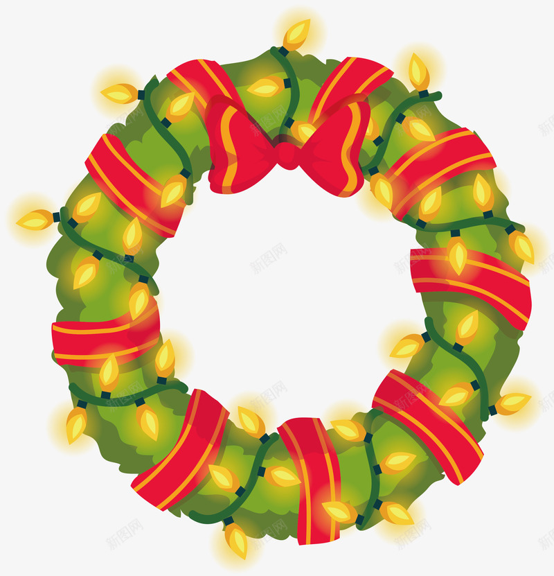 发光彩灯花环png免抠素材_新图网 https://ixintu.com merryChristma merryChristmas 发光彩灯 彩灯 彩灯花环 彩灯边框 矢量png
