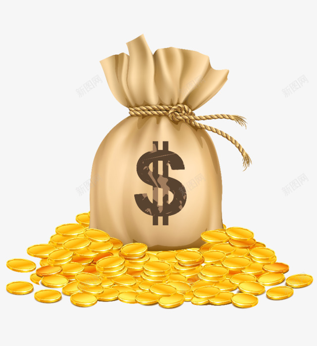 钱币样式主页装修png免抠素材_新图网 https://ixintu.com 主页 样式 装修 钱币