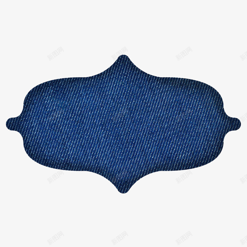 手绘蓝色牛仔布标题框png免抠素材_新图网 https://ixintu.com 口袋 手绘 服装配件 标题框 牛仔布 牛仔纹样 牛仔裤口袋 蓝色 袋子