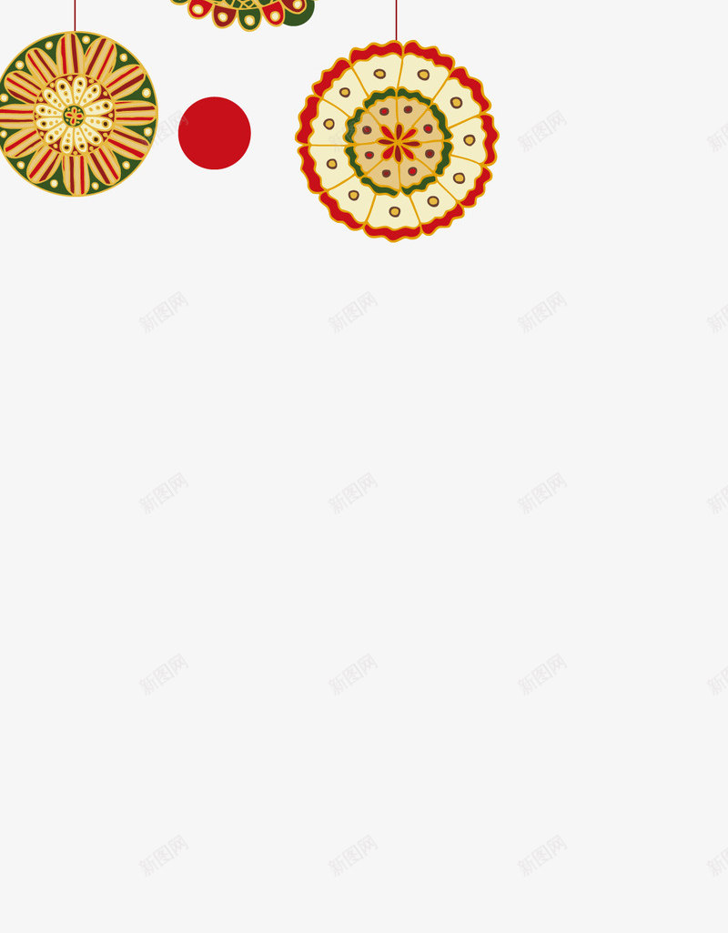 复古吊花背景png免抠素材_新图网 https://ixintu.com 咖啡色 复古 花环