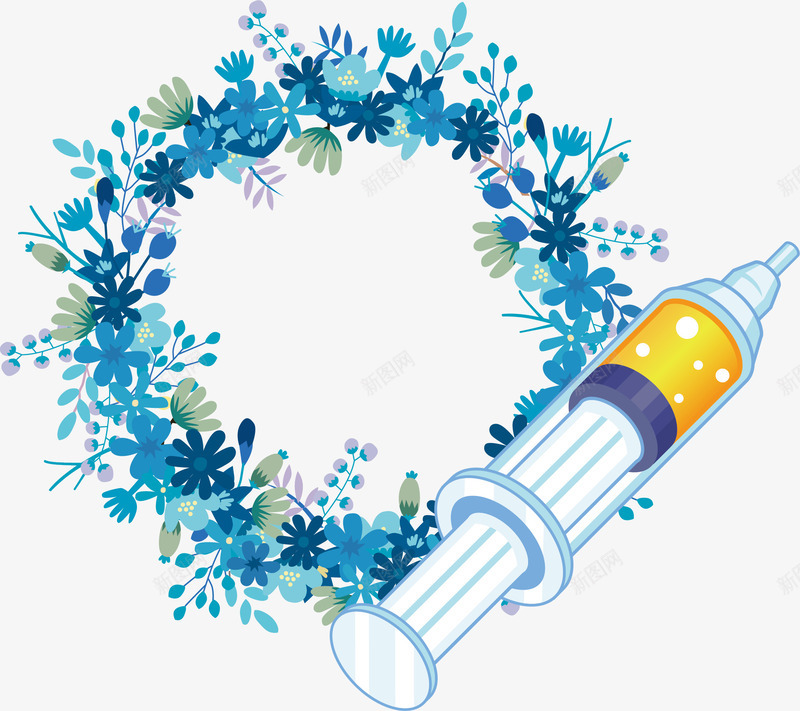 漂亮护士节花环png免抠素材_新图网 https://ixintu.com 可爱花环 护士节花环 漂亮花环 花环