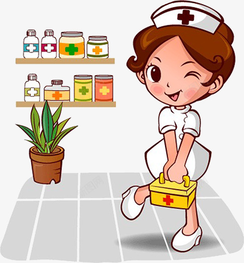 创意扁平卡通风格预防疾病护士png免抠素材_新图网 https://ixintu.com 创意 卡通 扁平 护士 疾病 预防 风格