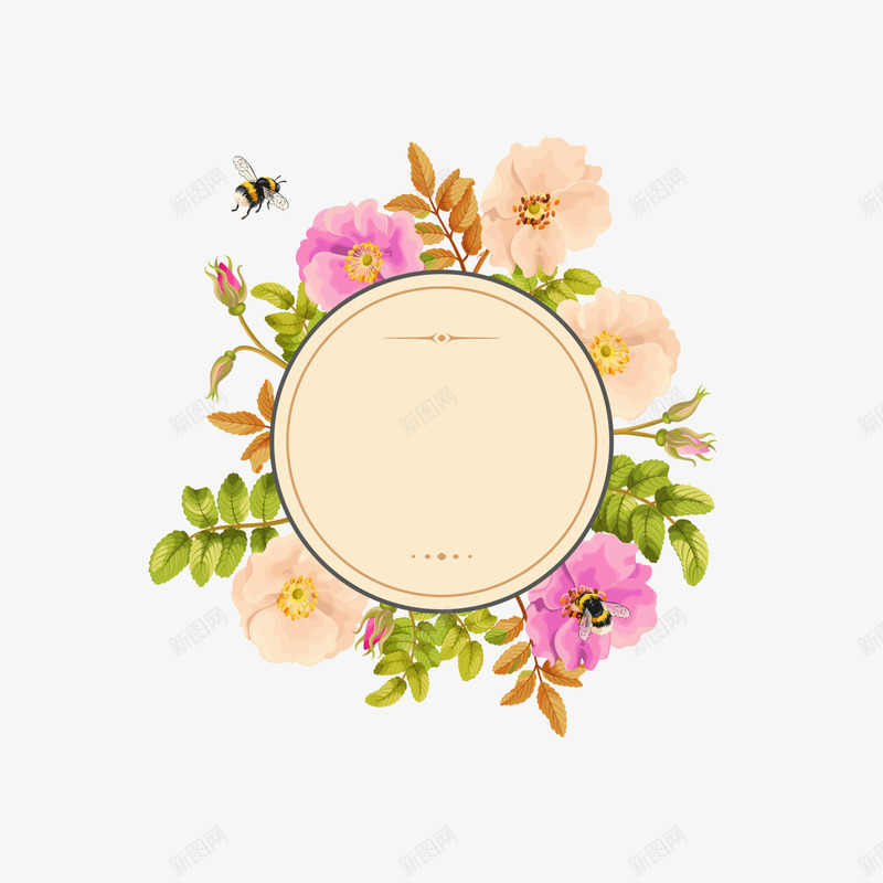 鲜花文案背景png免抠素材_新图网 https://ixintu.com 文案背景 春季素材 植物素材 鲜花