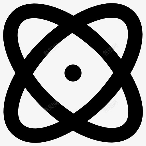 Atomic图标png_新图网 https://ixintu.com 原子 形状 教育 物理实验室 科学 细胞