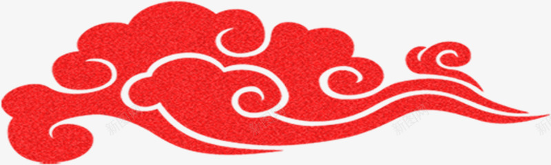 红色手绘节日活动云彩png免抠素材_新图网 https://ixintu.com 云彩 活动 红色 节日