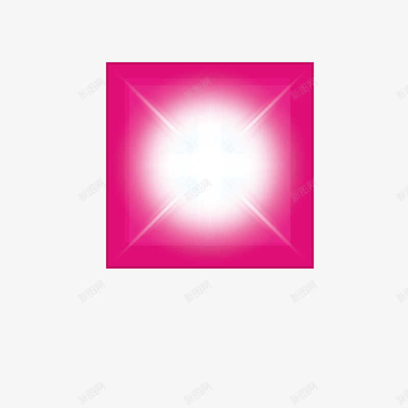 红色白色渐变星光png免抠素材_新图网 https://ixintu.com 星光笔刷 渐变 白色 笔刷 红色