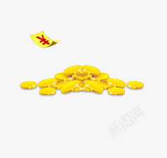 金币png免抠素材_新图网 https://ixintu.com 卡通 城推金币 钱币
