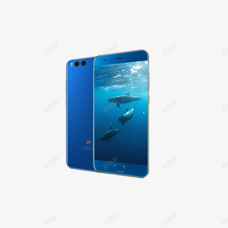小米note3png免抠素材_新图网 https://ixintu.com 大海 小米note3 小米手机 蓝色