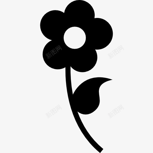 花形五瓣图标png_新图网 https://ixintu.com 形状 性质 生态主义 美丽 自然 花