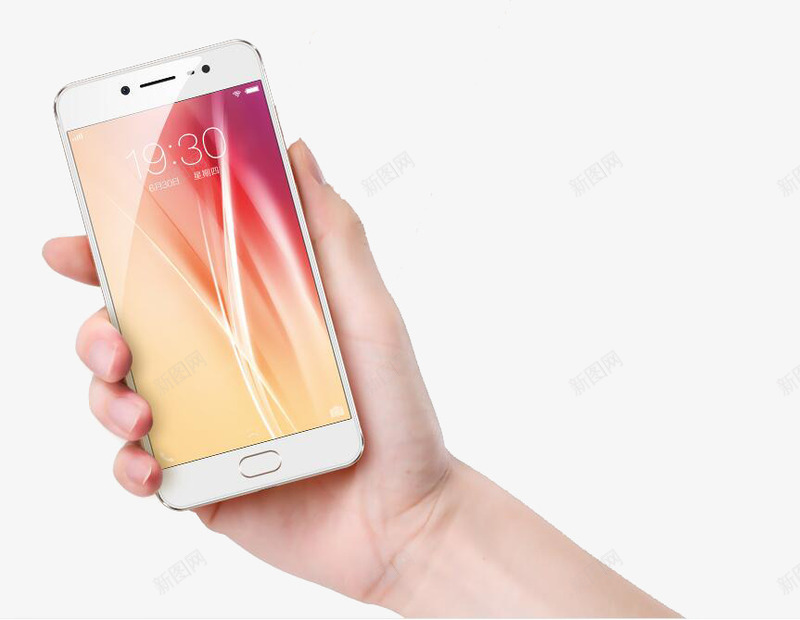 手上的vivoX7手机png免抠素材_新图网 https://ixintu.com vivoX7 手 手机 通讯工具