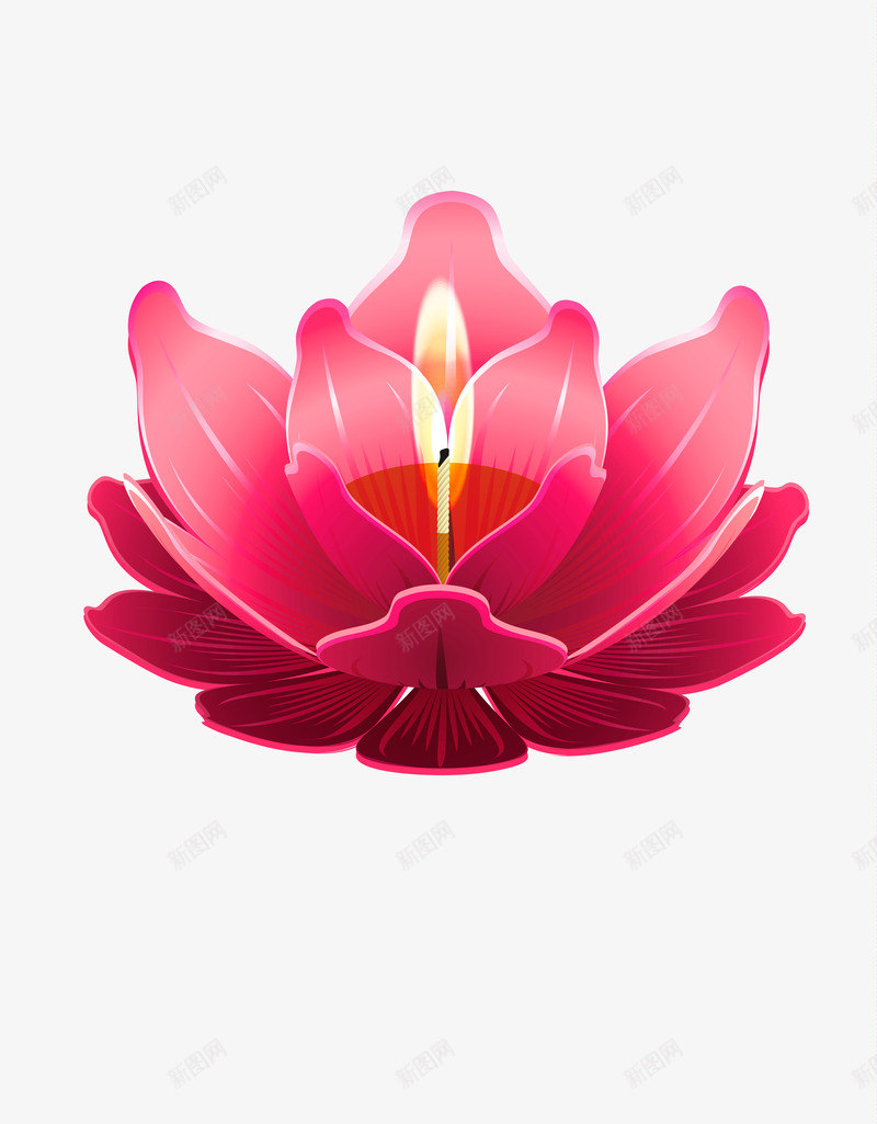花荷花淘宝粉色矢量图ai免抠素材_新图网 https://ixintu.com 花荷花素材淘宝素材粉色 矢量图