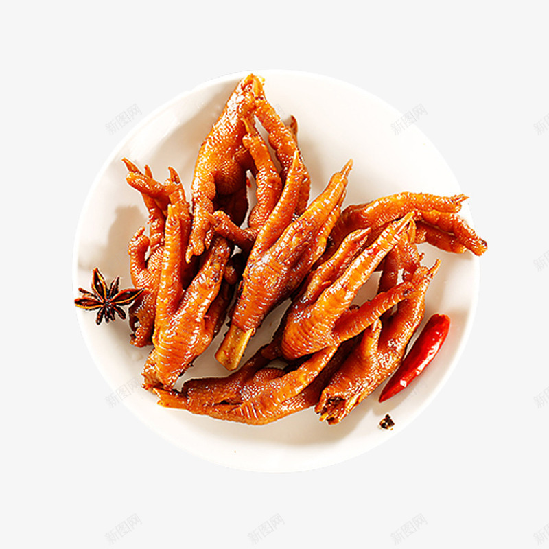 产品实物大料鸡爪卤制品png免抠素材_新图网 https://ixintu.com 下酒菜 产品实物 健康食品 卤制品 夜市小吃 大料 家常美食 特产 美味 美味小吃 街头小吃 零食 鸡爪