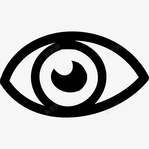眼手画变图标png_新图网 https://ixintu.com 人的形状 形状 手绘 眼睛 视力 部分身体部位