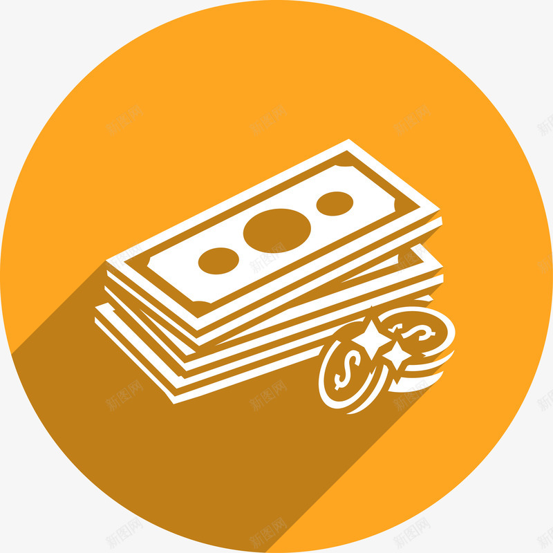 金色铅笔标矢量图图标eps_新图网 https://ixintu.com 商务 数据 日进斗金 金币 金融 金融图标 金钱 钱 钱币 矢量图