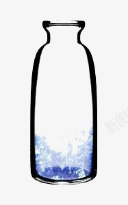 瓶子水墨画png免抠素材_新图网 https://ixintu.com 手绘 瓶子素材 简单水墨画 简笔画 黑白