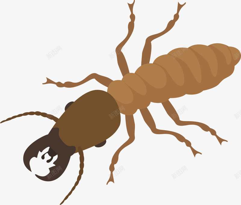 钳子卡通迷你白蚁png免抠素材_新图网 https://ixintu.com 卡通白蚁 昆虫 昆虫白蚁 白蚁 矢量白蚁 迷你风格 钳子