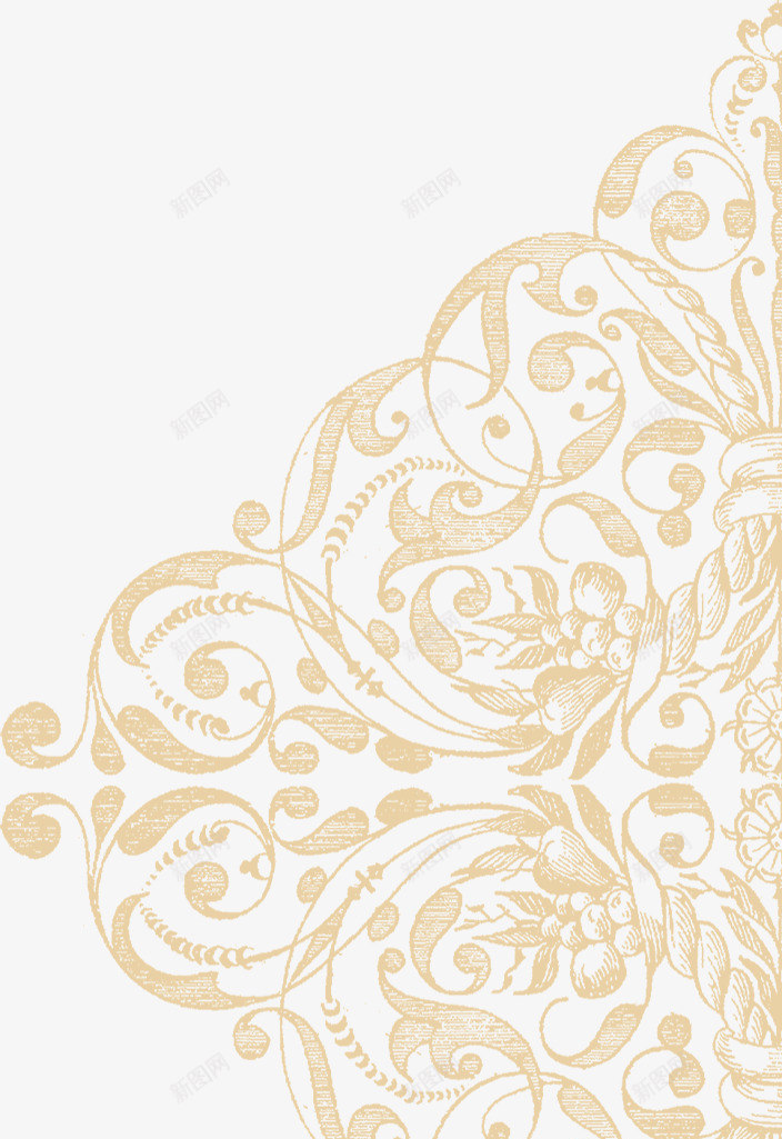 金色花边纹理装饰图png免抠素材_新图网 https://ixintu.com png 免抠 游戏 电商 纹理 花边 装饰图案