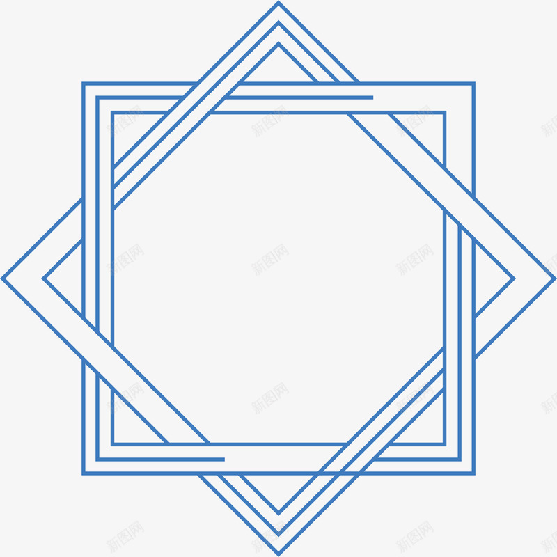 简约简单几何边框纹理矢量图ai免抠素材_新图网 https://ixintu.com 创意几何形状 图案 形状 手绘线条 简单几何 边框 矢量图