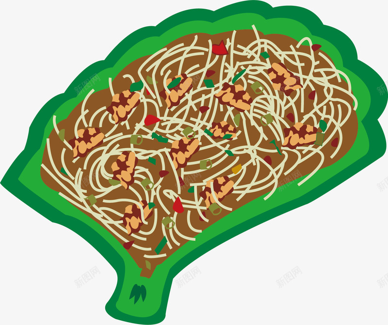 粉丝扇贝卡通插画矢量图ai免抠素材_新图网 https://ixintu.com 卡通插画 形状 扇贝 海鲜 粉丝 美味 设计 矢量图