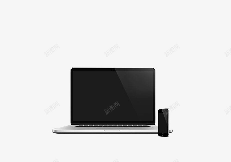 苹果电脑手机样机png免抠素材_新图网 https://ixintu.com 手机 手机正反面 笔记本 素材 苹果样机 设计 透明