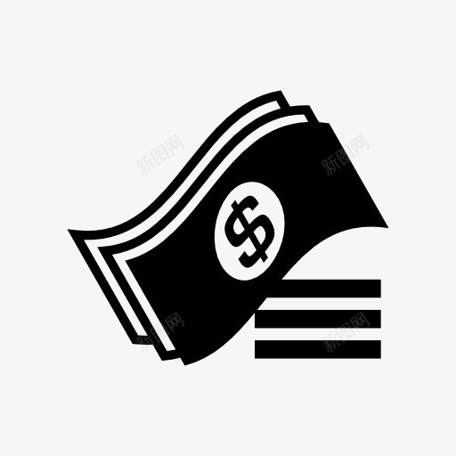 美元钱币图标png_新图网 https://ixintu.com 美元