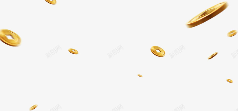 散落的钱币png免抠素材_新图网 https://ixintu.com 鍙摐閽 鏁惤 閽卞竵