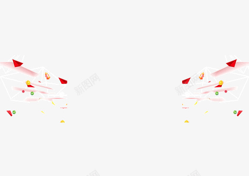 漂浮金币钱币红色装饰png免抠素材_新图网 https://ixintu.com 漂浮 红色 装饰 金币 钱币