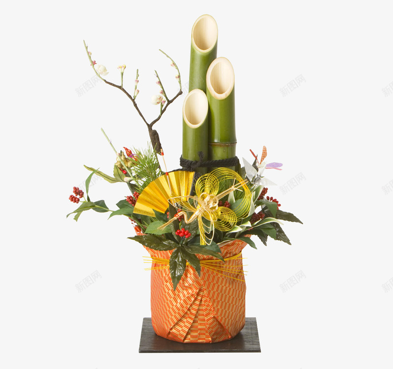 日本新年礼花束png免抠素材_新图网 https://ixintu.com 新年礼 新年礼物 日本 日本传统 日本新年 节日元素 花束