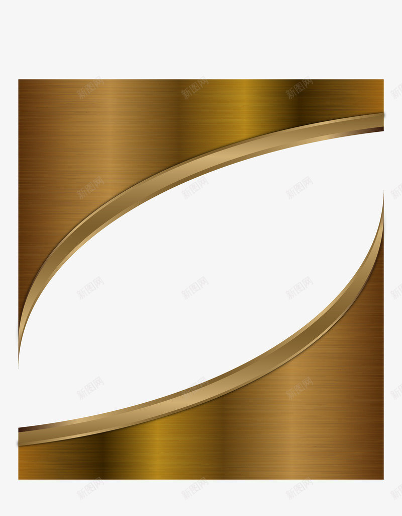 黄色简约弧形框架边框纹理png免抠素材_新图网 https://ixintu.com 免抠PNG 弧形框架 简约 边框纹理 黄色