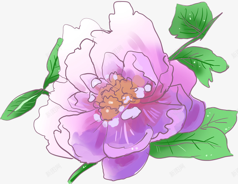 美丽的鲜花元素png免抠素材_新图网 https://ixintu.com 元素 免扣 素材 艺术 鲜花