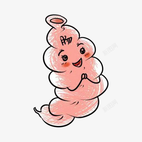 肠道的蠕动png免抠素材_新图网 https://ixintu.com 医疗 卡通 卡通肠道 手绘 肠道 肠道健康 肠道问题