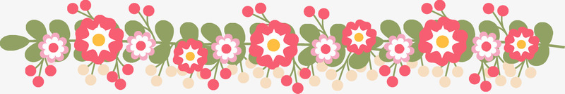 红色卡通花朵美景鲜花手绘png免抠素材_新图网 https://ixintu.com 卡通 红色 美景 花朵 鲜花