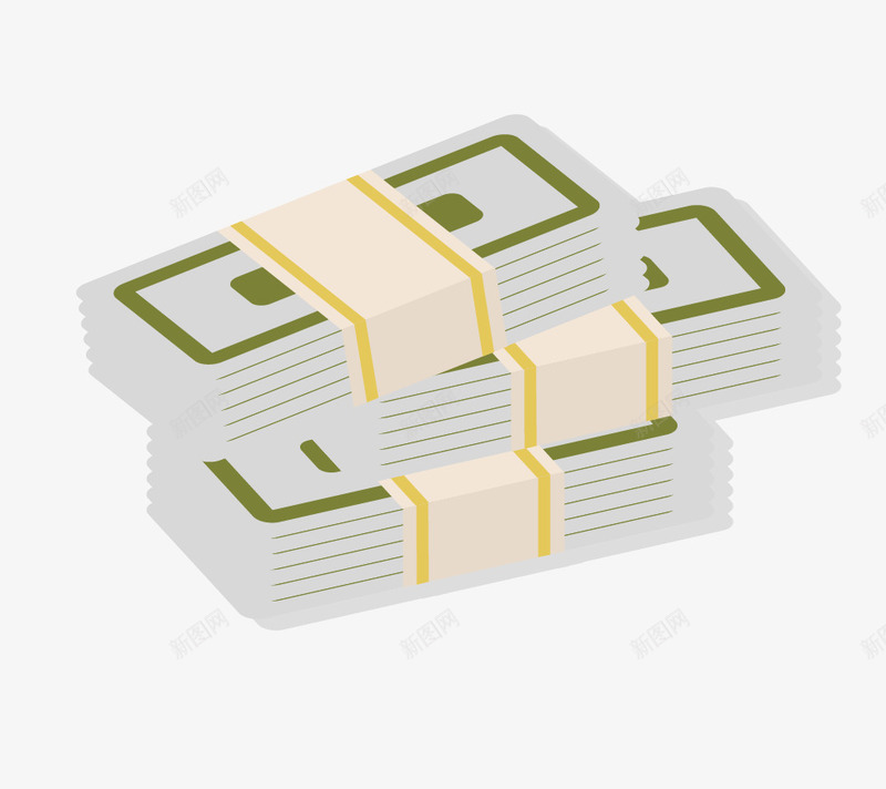 三叠纸币png免抠素材_新图网 https://ixintu.com 交易 货币 贸易 金币 金融 钱包 钱币