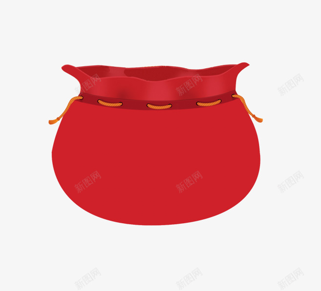 红色礼物袋子卡通袋子png免抠素材_新图网 https://ixintu.com 卡通 礼物 红色 袋子