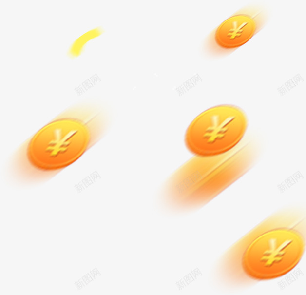 漂钱png免抠素材_新图网 https://ixintu.com 漂钱 金币 钱币