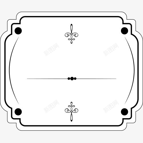 边框png免抠素材_新图网 https://ixintu.com 修饰 标题框 框架 纹理