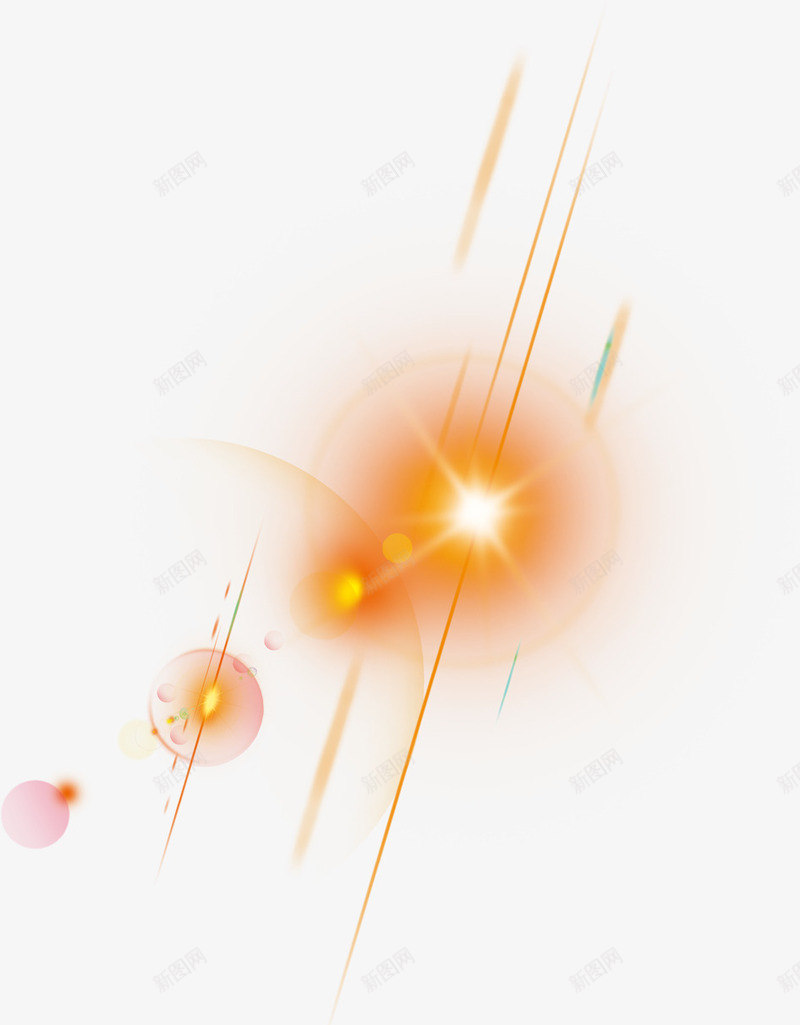 清新黄色春季星光png免抠素材_新图网 https://ixintu.com 星光 春季 清新 黄色