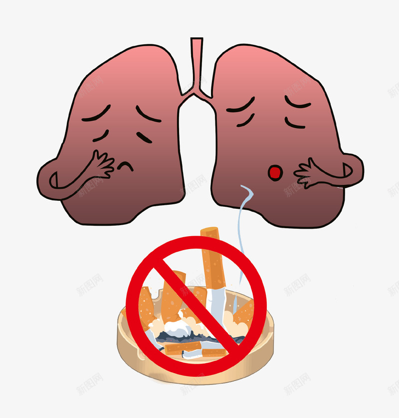 卡通手绘创意禁止吸烟图标图标免费下载-图标0mkqqqujw-新图网