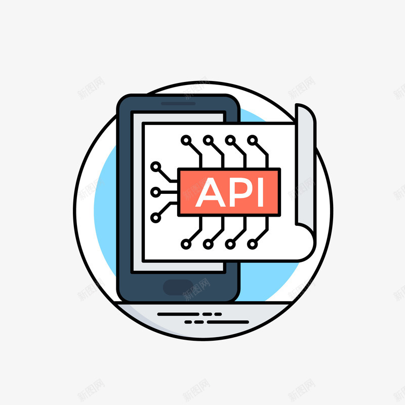 API标手机电子电路矢量图图标ai_新图网 https://ixintu.com api 图标 手机图标 电子图标 电子电路 电路 矢量图标 矢量手机 矢量图