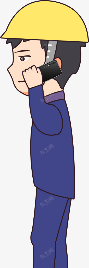 检修员打手机png免抠素材_新图网 https://ixintu.com 工人 工作中 检修 检修员 维修 维修员