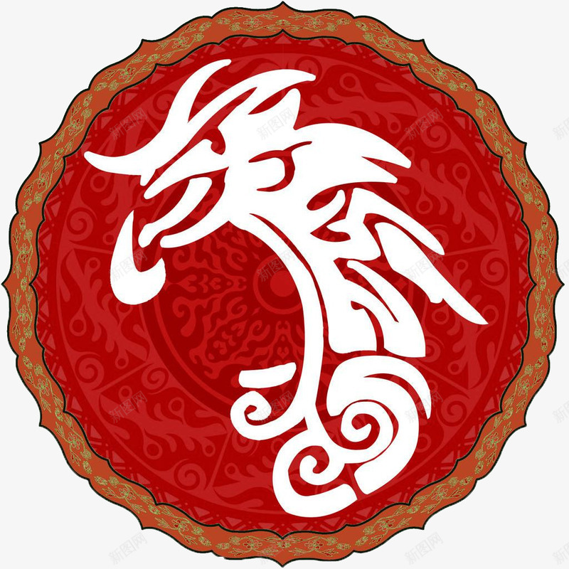 蒙古族图腾png免抠素材_新图网 https://ixintu.com 旅游 民族风 蒙古族 装饰纹理